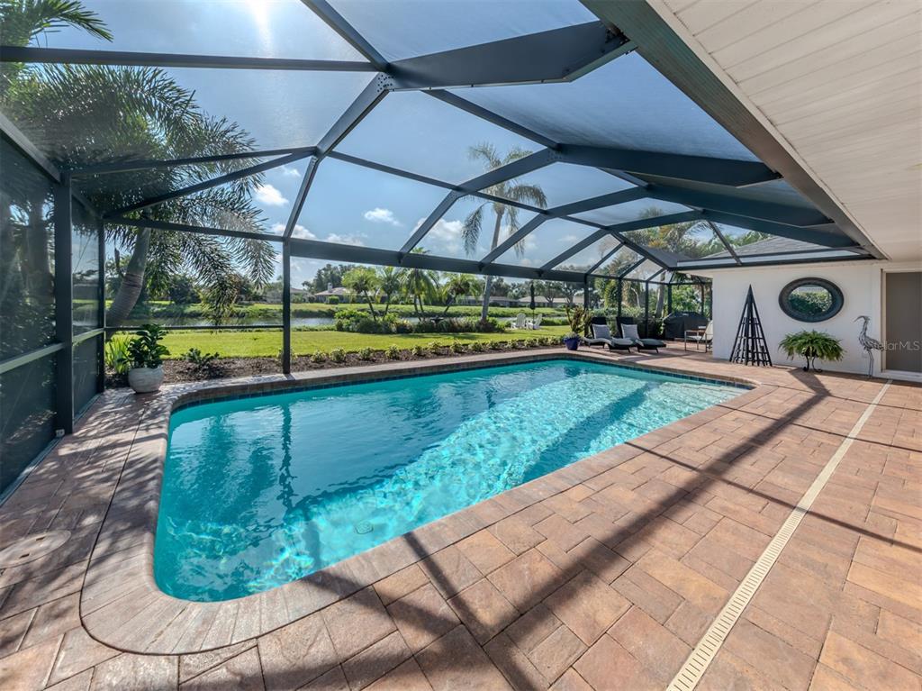 1228 Pine Needle Road Venice, FL 34285 - Photo 28 of 84 Pool is Salt Water & Heated