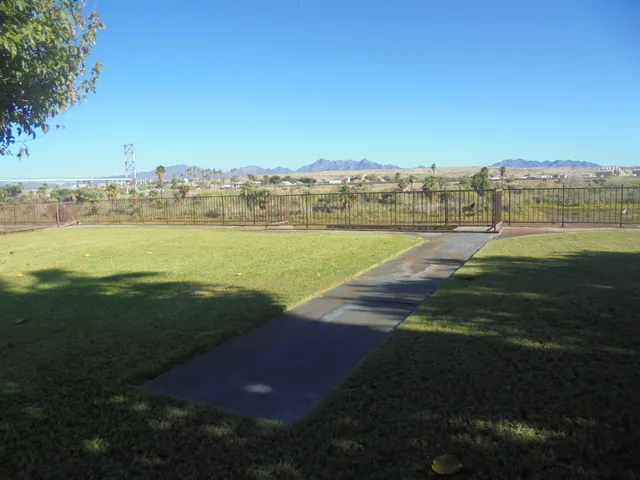 a view of a golf course