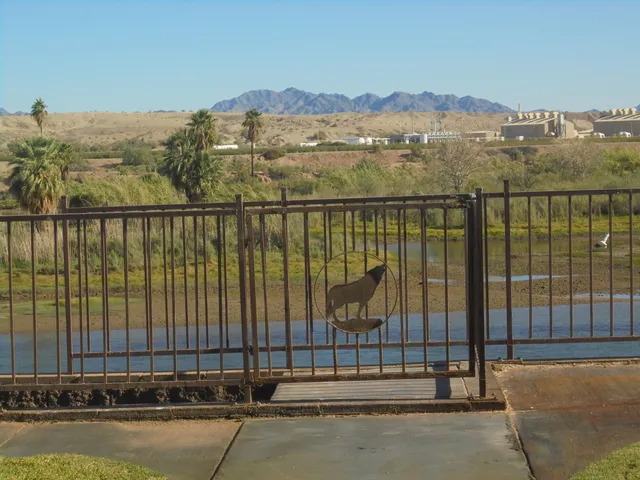 a view of a city with a lake view