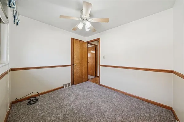 a view of an empty room