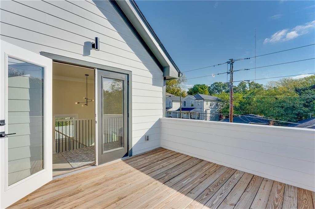 76 Mayson Avenue Northeast, Unit B Atlanta, GA 30307 - Photo 36 of 40 a view of a balcony with furniture