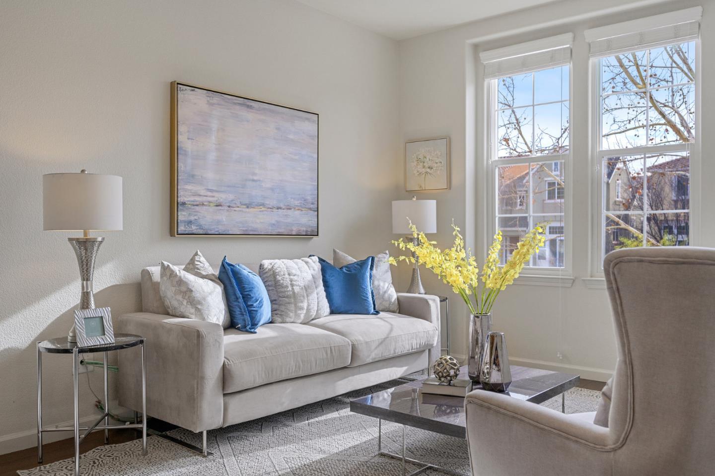 4517 Lick Mill Boulevard Santa Clara, CA 95054 - Photo 8 of 38 a living room with furniture and a potted plant