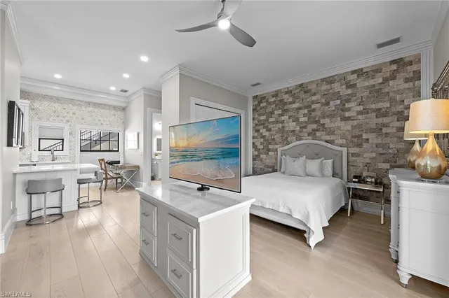 a bathroom with a sink vanity and a mirror