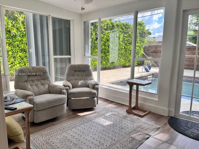 3911 Southwest 61st Avenue Miami, FL 33155 - Photo 15 of 38 a living room with furniture and a window