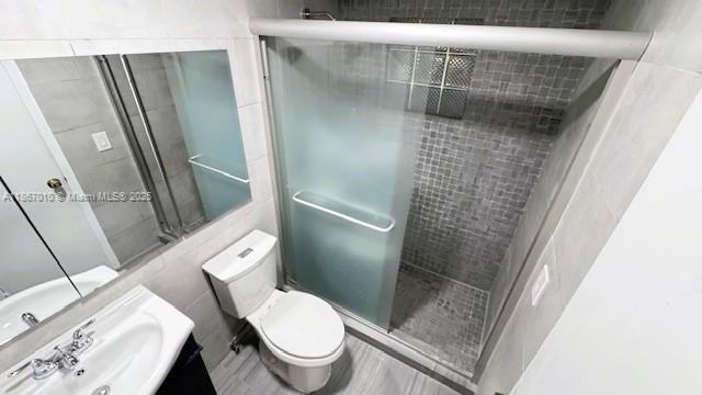 3911 Southwest 61st Avenue Miami, FL 33155 - Photo 35 of 38 a bathroom with a toilet and a shower