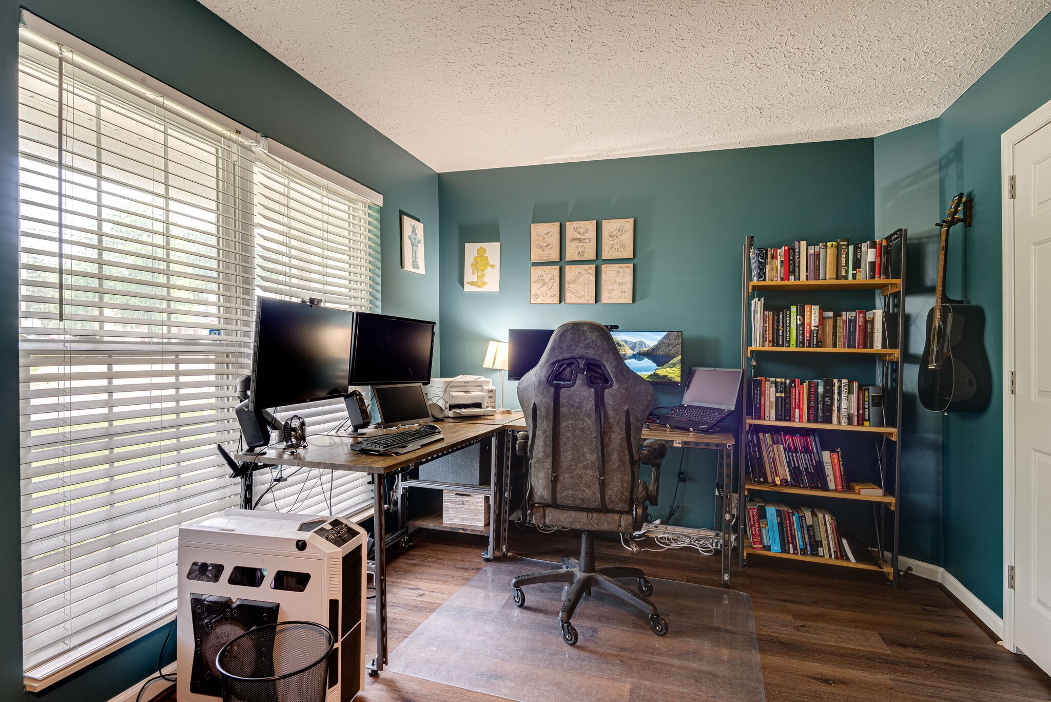 385 Cedarcliff Road Antioch, TN 37013 - Photo 14 of 29 a view of a workspace with bookshelf and a window