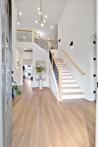 a view of entryway and hall