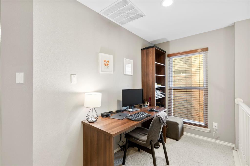 4008 Sherry Lane Addison, TX 75001 - Photo 25 of 39 a view of a workspace with furniture and a window