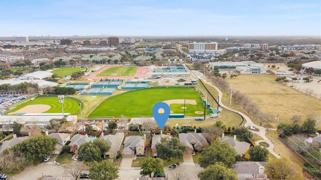 4008 Sherry Lane Addison, TX 75001 - Photo 32 of 39 an aerial view of a city with beach