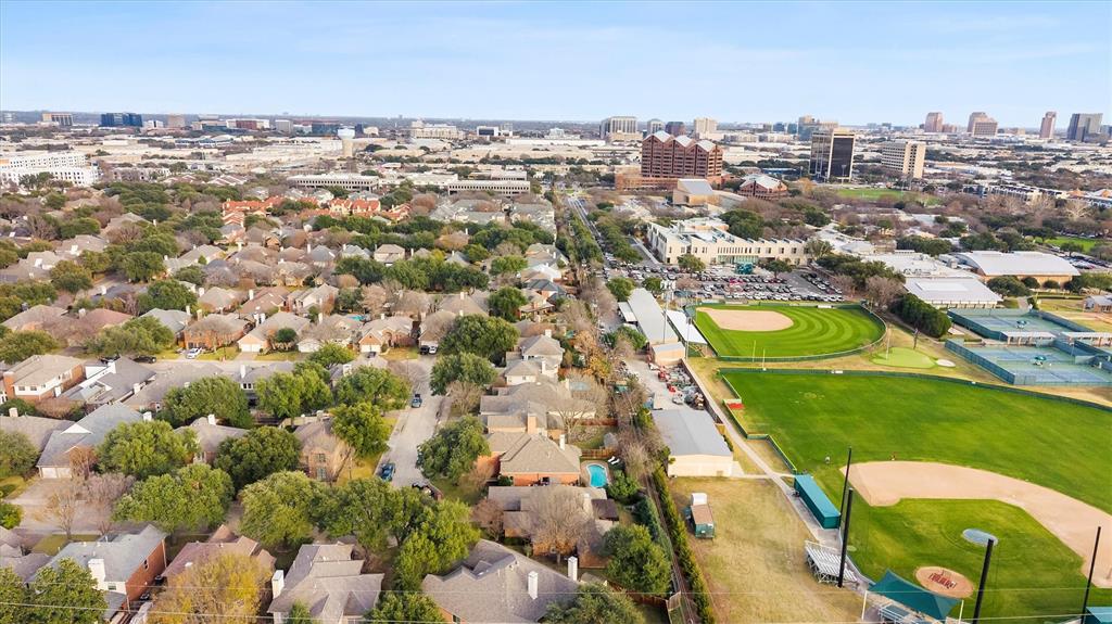 4008 Sherry Lane Addison, TX 75001 - Photo 33 of 39 an aerial view of residential houses with outdoor space
