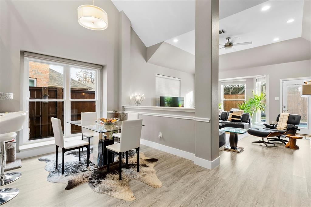 4008 Sherry Lane Addison, TX 75001 - Photo 6 of 39 a living room with furniture window and wooden floor