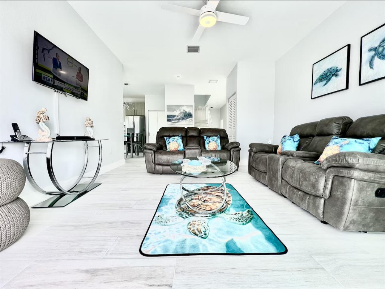 1021 82nd Street Marathon, FL 33050 - Photo 9 of 33 a living room with furniture and a flat screen tv