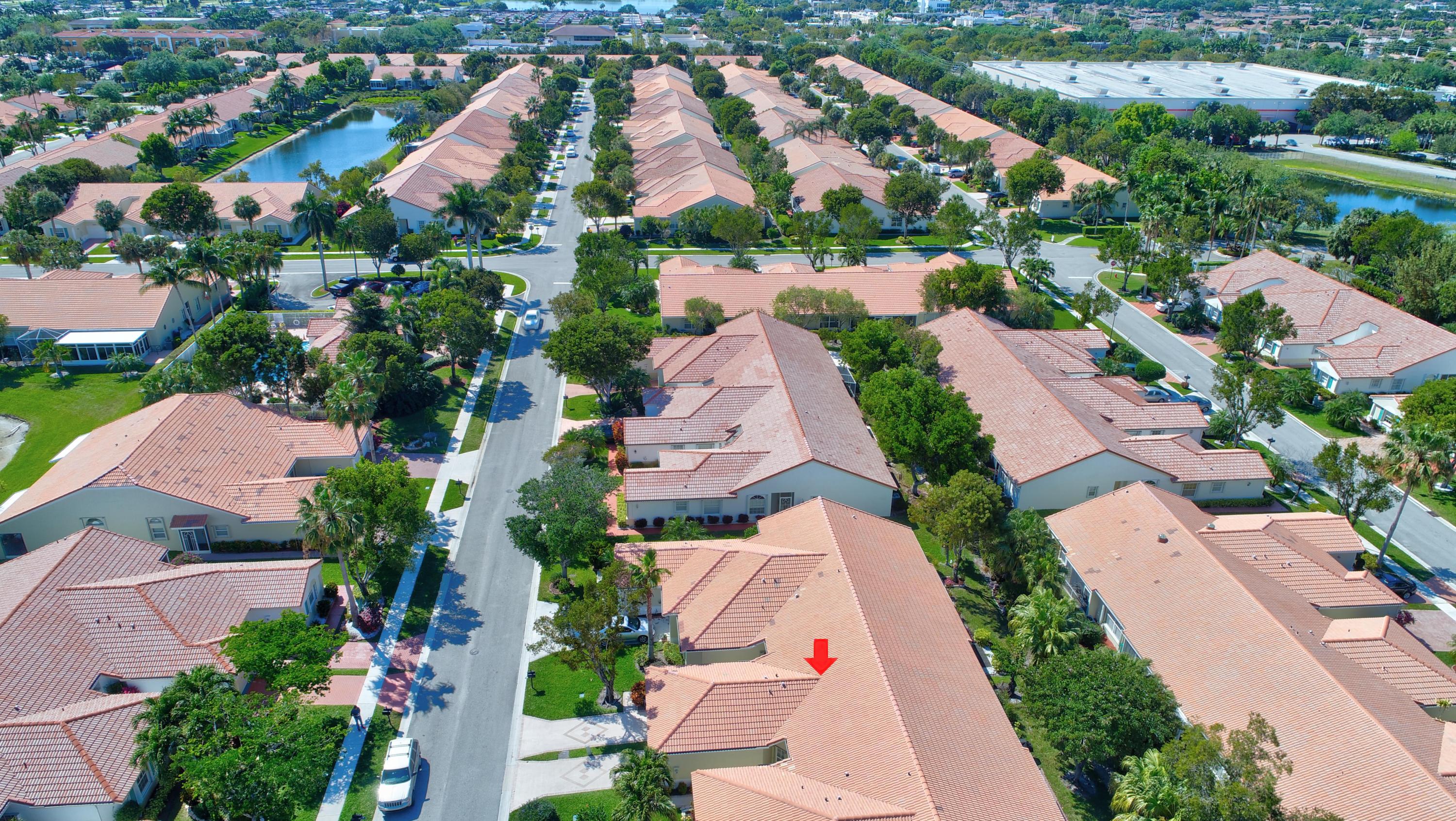 6121 Heliconia Road Delray Beach, FL 33484 - Photo 31 of 49 an aerial view of residential houses with outdoor space