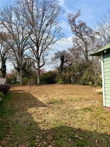 a backyard of a house