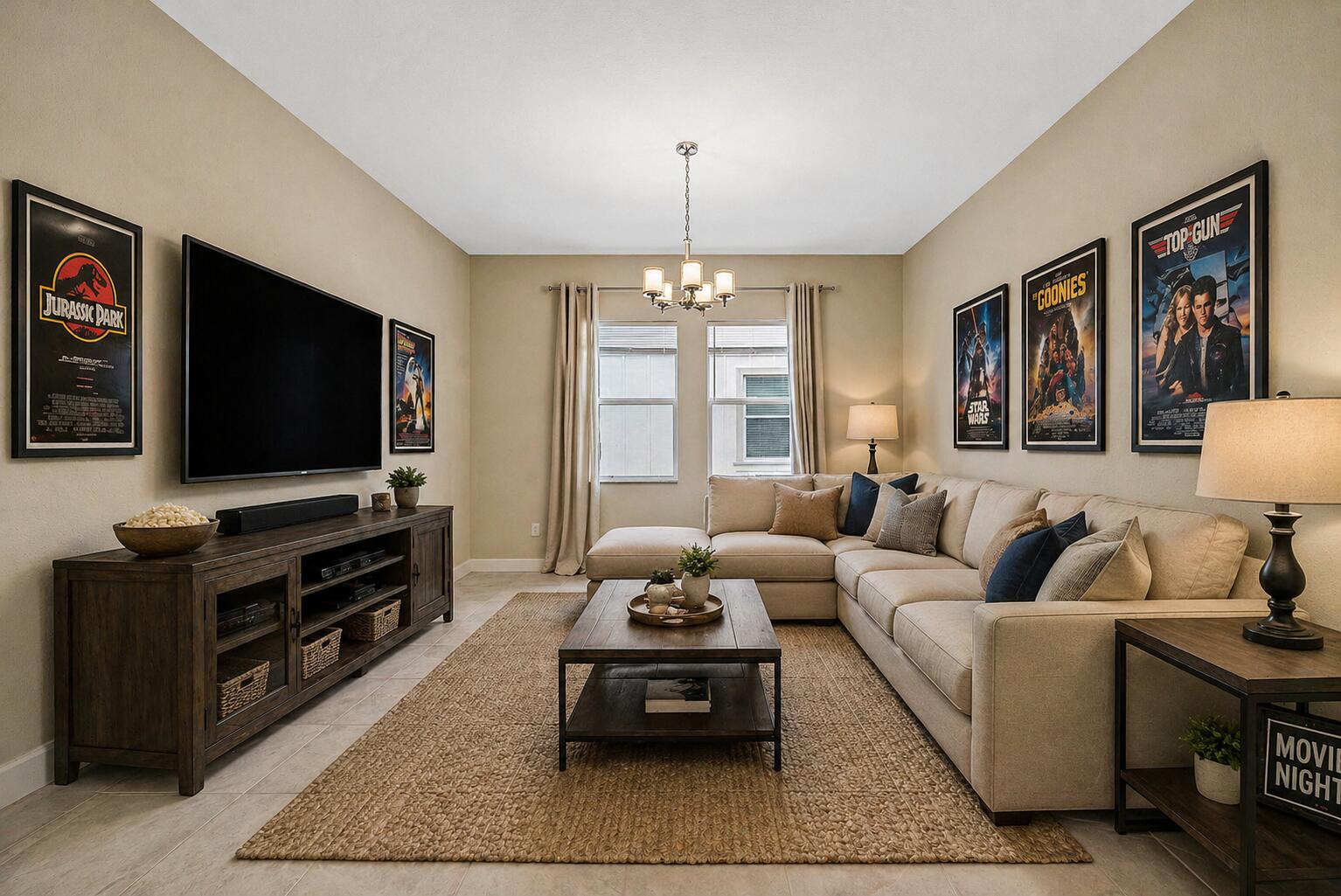 1031 Ember Ridge Run Loxahatchee, FL 33470 - Photo 4 of 52 a living room with furniture and a flat screen tv