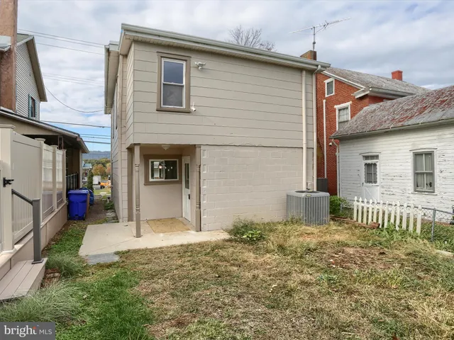 a view of a house with a window