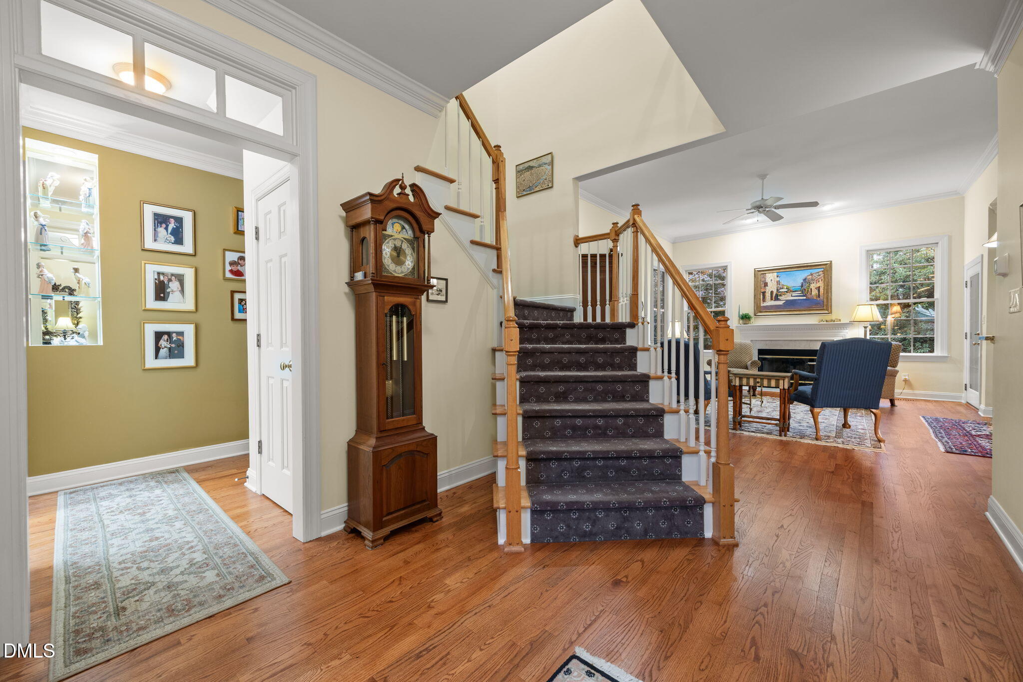 7417 Fontana Ridge Lane Raleigh, NC 27613 - Photo 2 of 54 a view of entryway and hall with wooden floor
