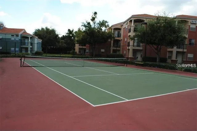 a view of a tennis court
