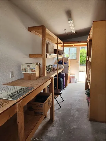 a room with storage and utility