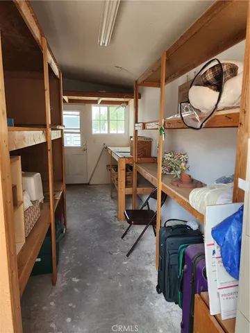 a front view of a brick building