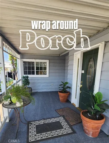 a view of a door chair of the house