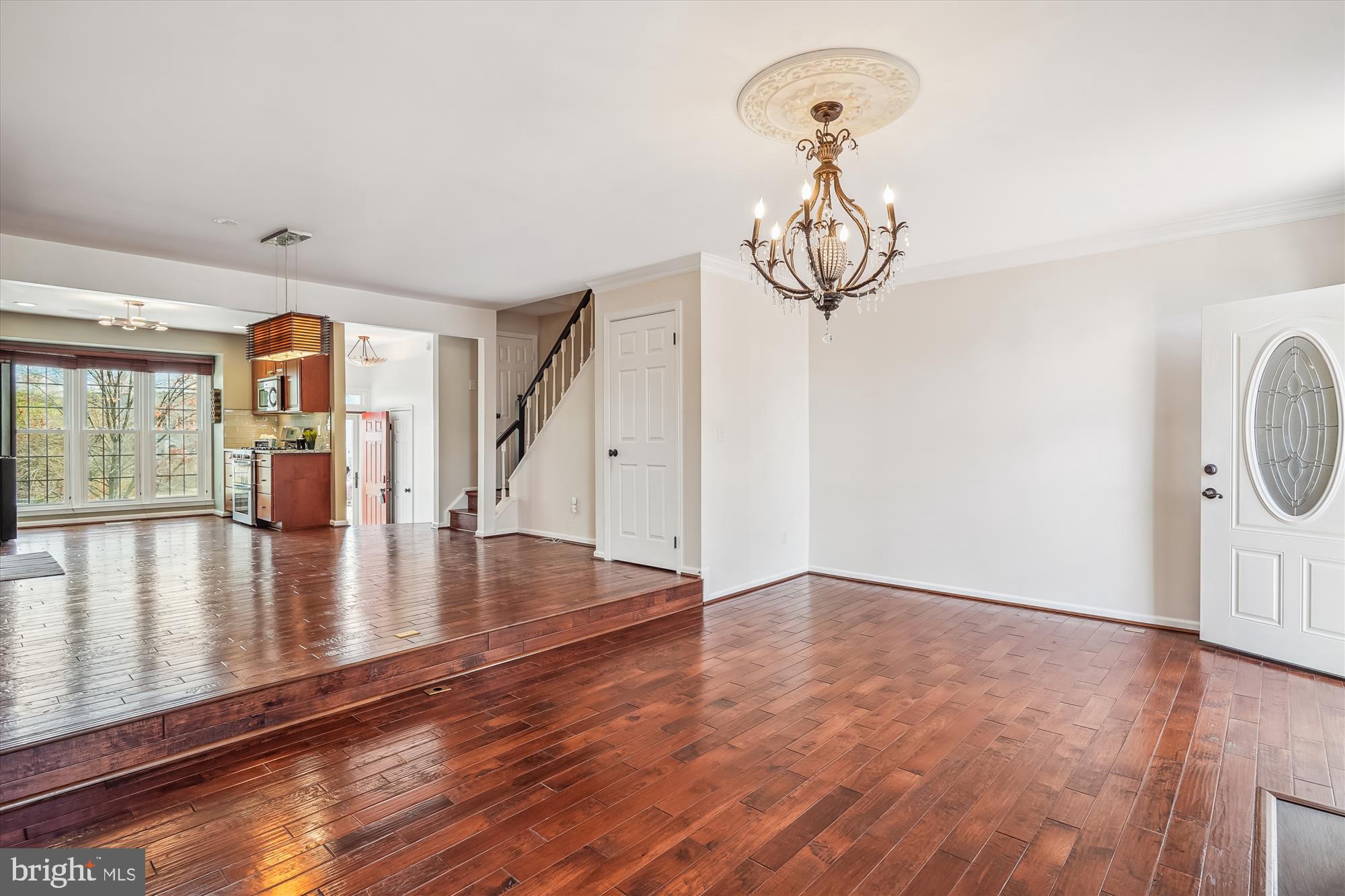 46940 Rabbitrun Terrace Sterling, VA 20164 - Photo 13 of 60 Living Room with Scraped Wood Floors