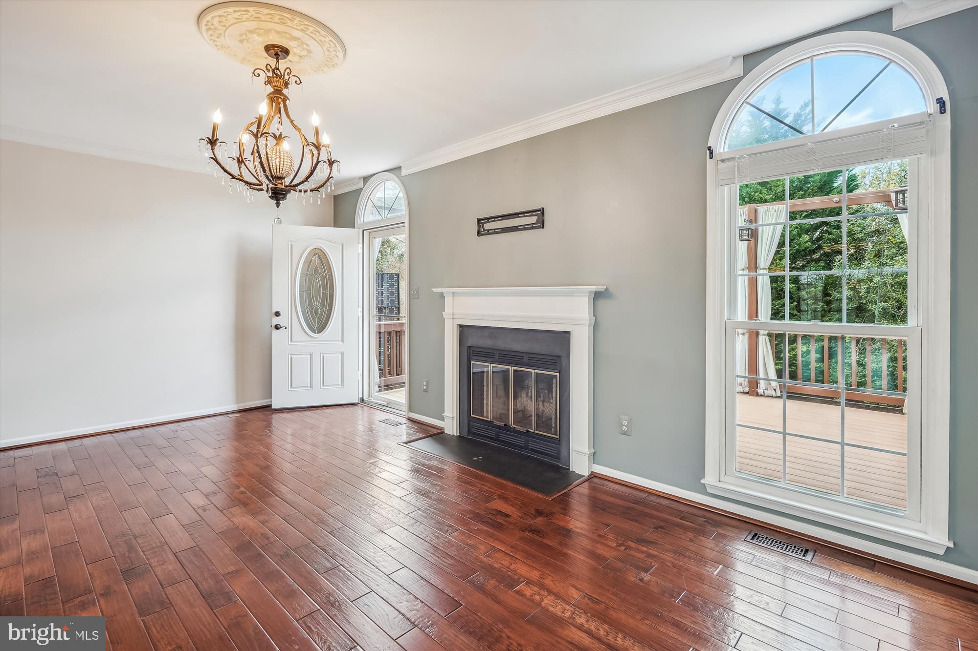 46940 Rabbitrun Terrace Sterling, VA 20164 - Photo 16 of 60 Living Room with Wood-Burning Fireplace