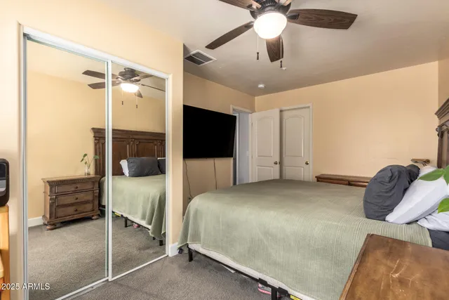 a kitchen with a sink and a refrigerator