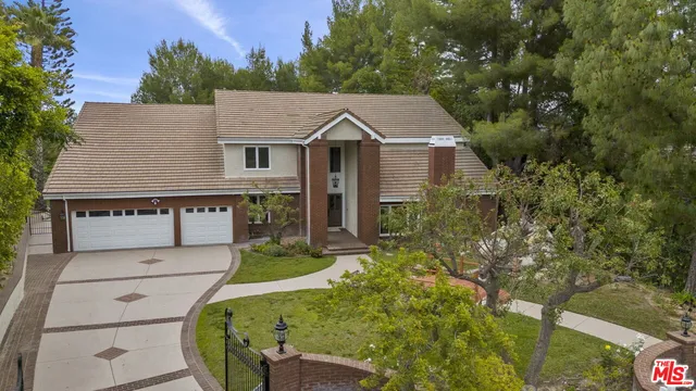 a aerial view of a house