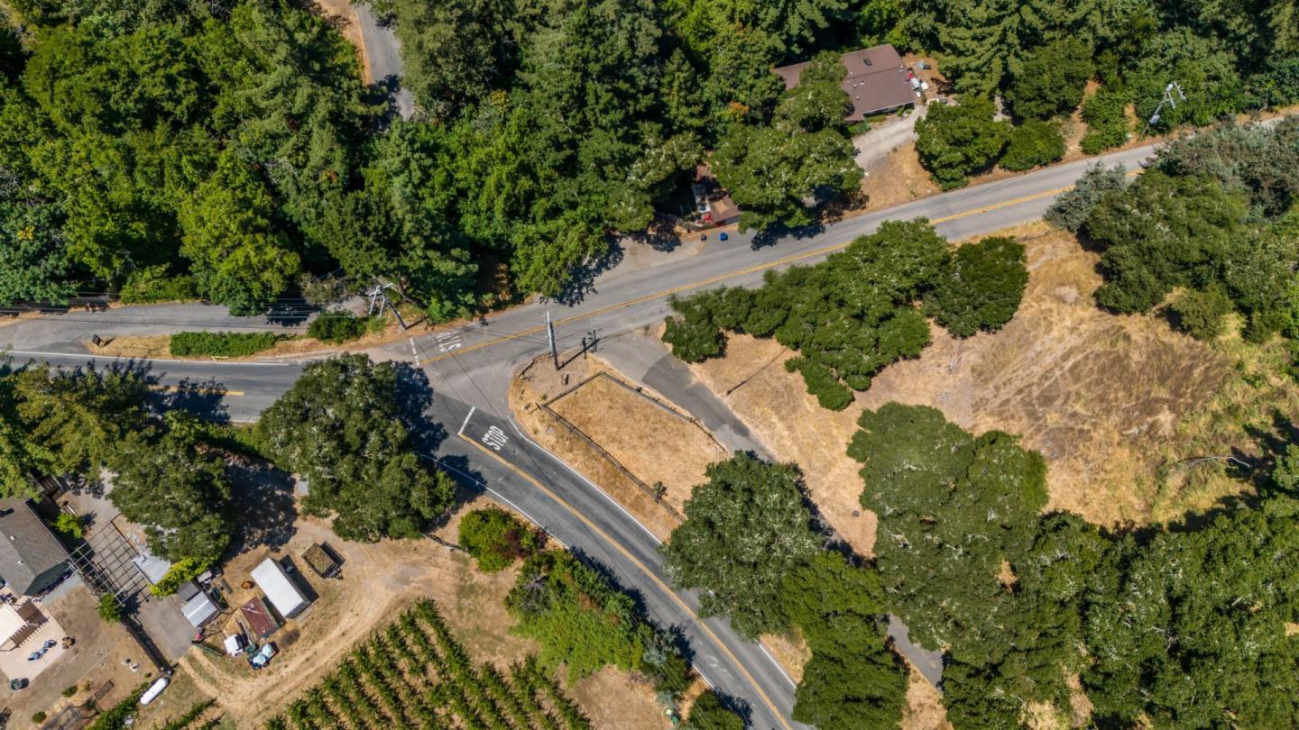 9000 Lompico Road Felton, CA 95018 - Photo 18 of 28 an aerial view of a house with a yard