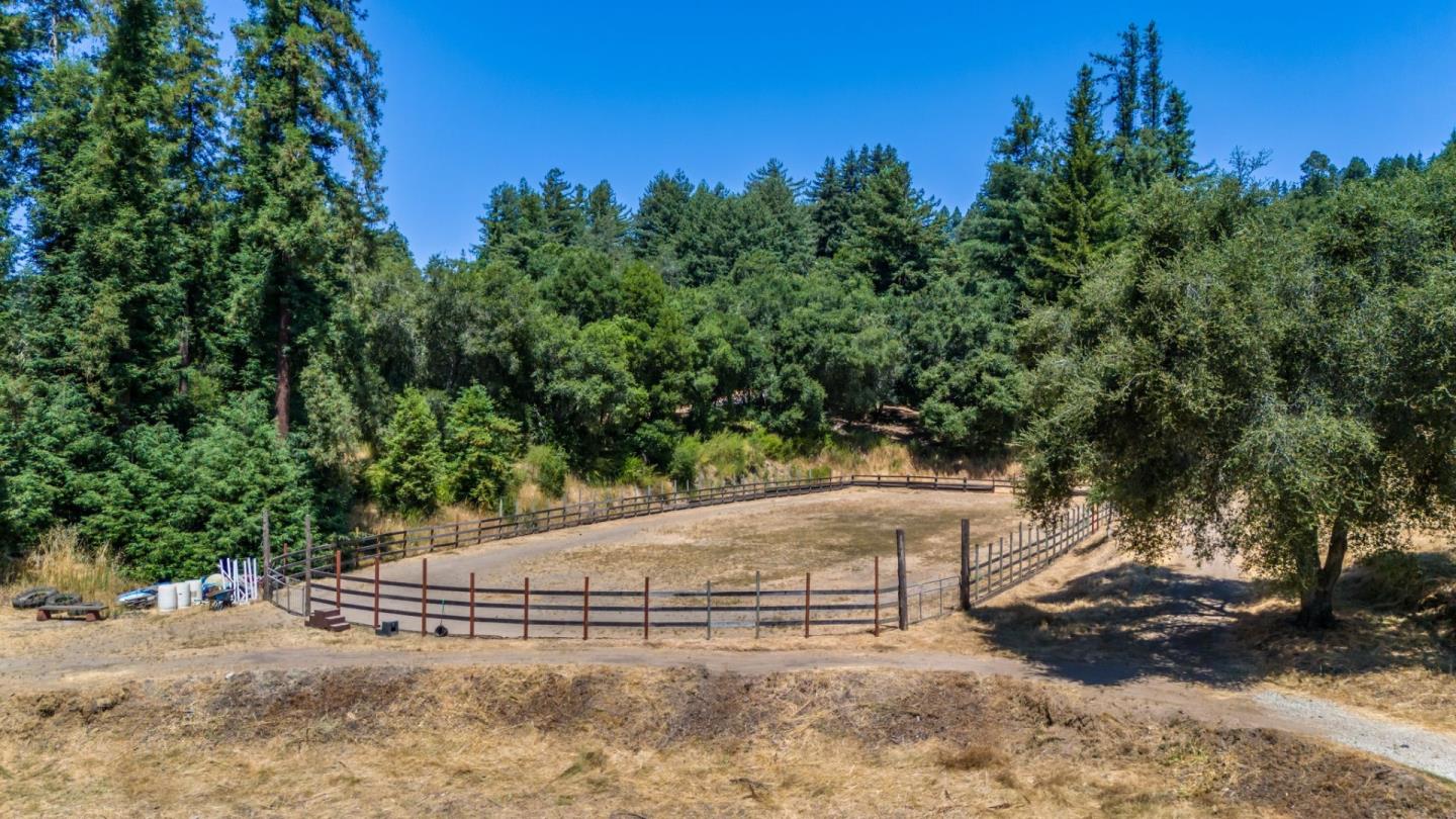 9000 Lompico Road Felton, CA 95018 - Photo 3 of 28 a view of a yard with an tree