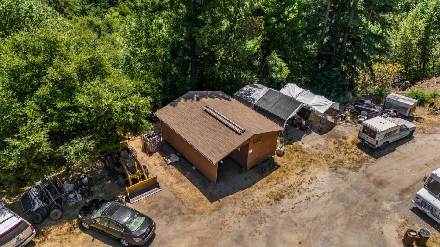 9000 Lompico Road Felton, CA 95018 - Photo 9 of 28 an aerial view of a house with roof deck