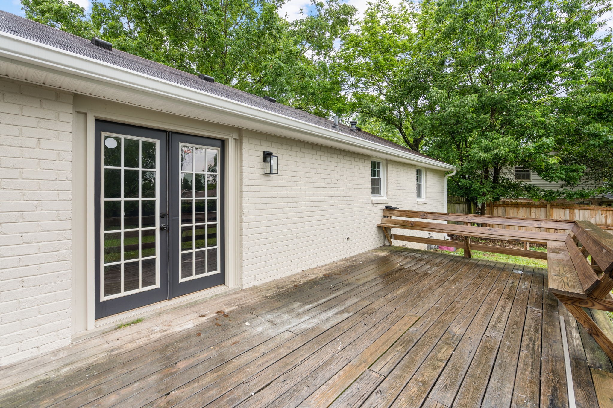 3004 Anderson Road Nashville, TN 37217 - Photo 26 of 28 a view of backyard with a deck and wooden floor