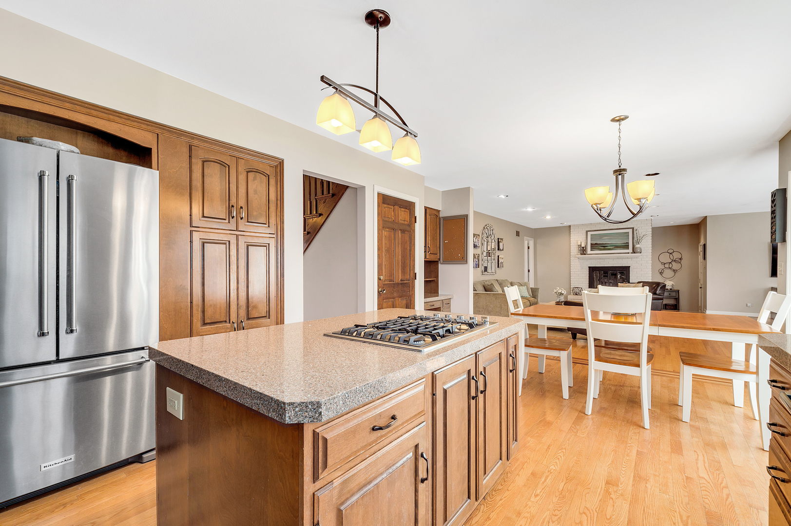 2S567 White Birch Lane Wheaton, IL 60189 - Photo 12 of 31 a kitchen with stainless steel appliances granite countertop a stove and a refrigerator