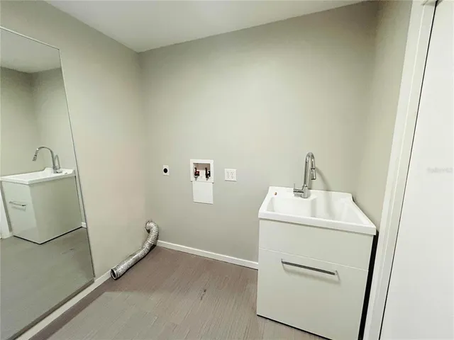 a view of a storage & utility room