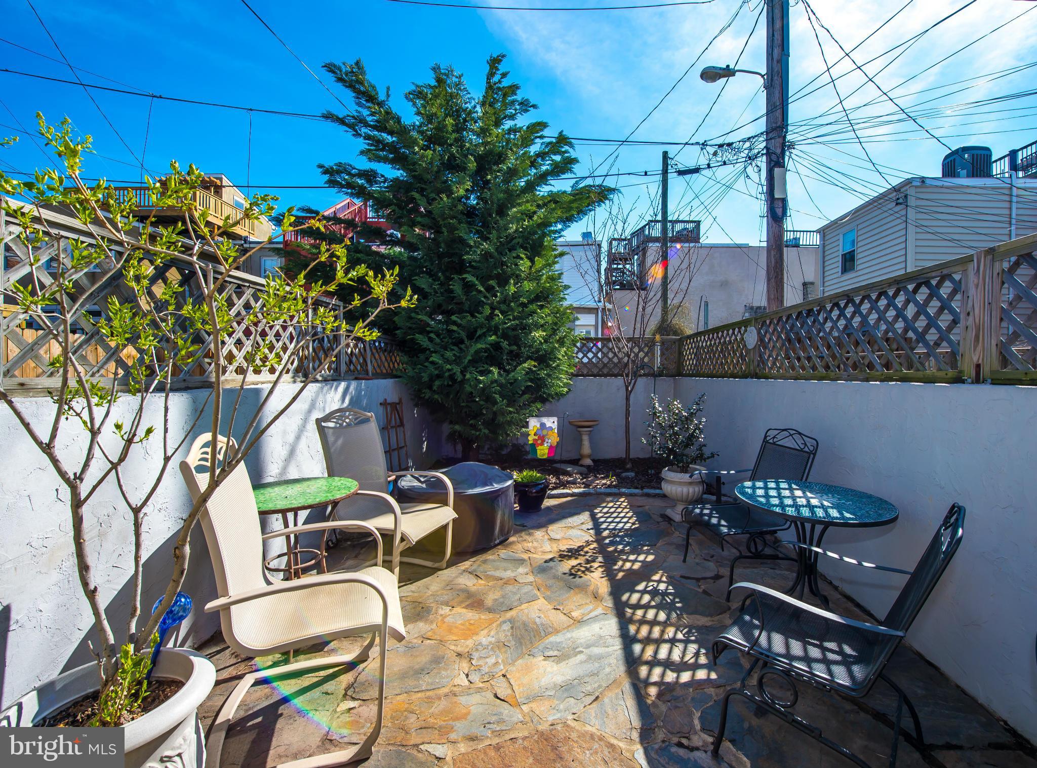 819 South Potomac Street Baltimore, MD 21224 - Photo 27 of 30 a backyard of a house with table and chairs