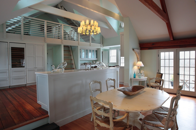 36 R Cliff Road Nantucket, MA 02554 - Photo 8 of 22 a view of a dining room with furniture window and wooden floor