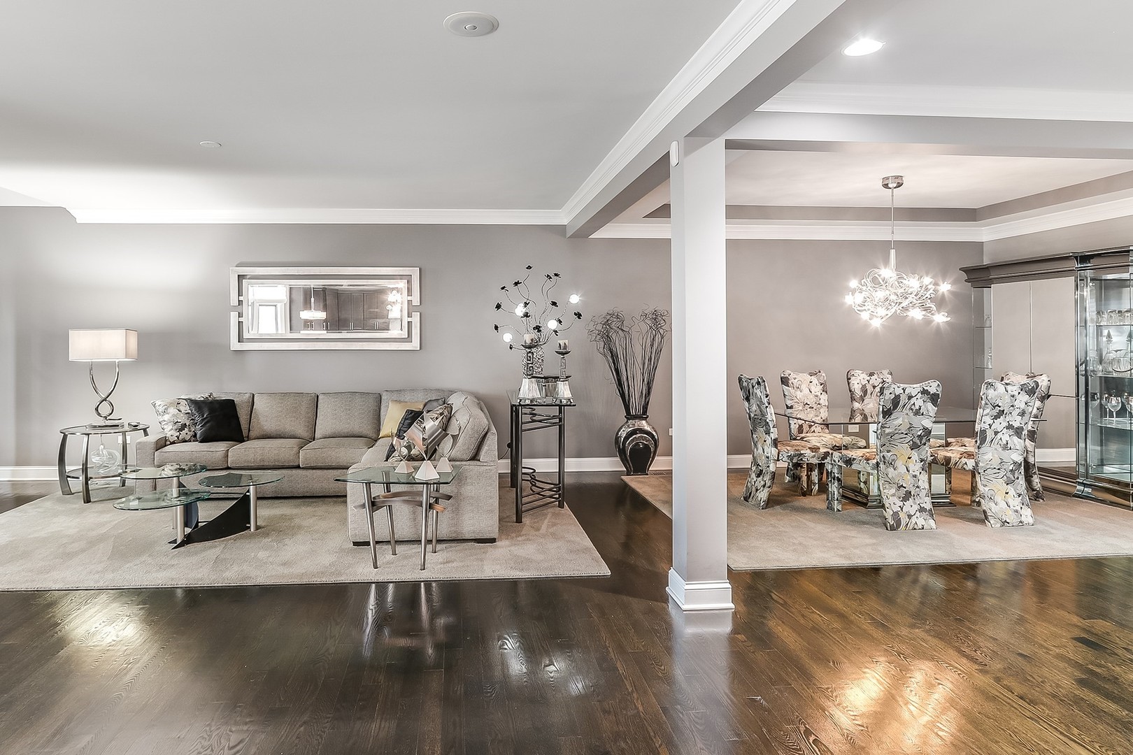 1839 Rizzi Lane Bartlett, IL 60103 - Photo 13 of 50 a living room with furniture and view of kitchen