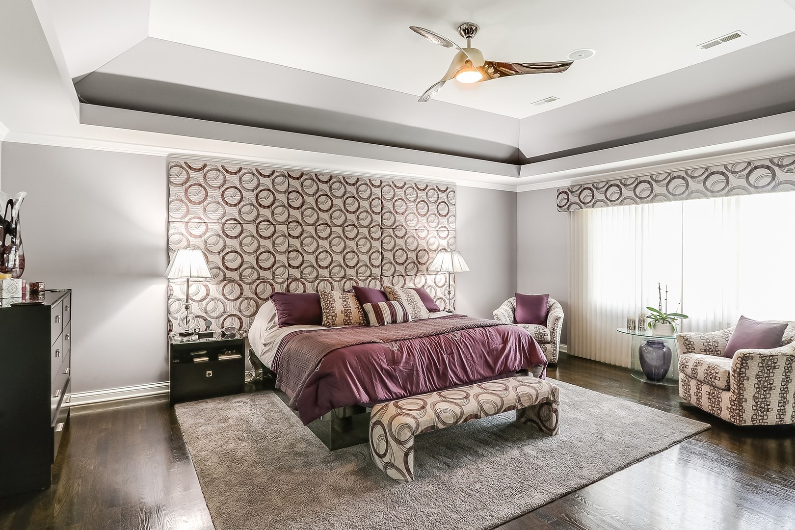 1839 Rizzi Lane Bartlett, IL 60103 - Photo 23 of 50 a bedroom with a bed couch and window