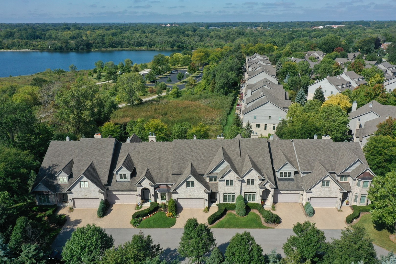 1839 Rizzi Lane Bartlett, IL 60103 - Photo 49 of 50 an aerial view of residential house with outdoor space and lake view