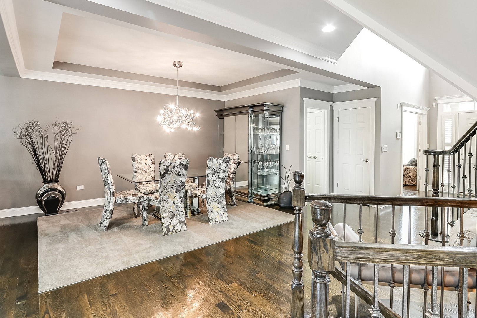 1839 Rizzi Lane Bartlett, IL 60103 - Photo 8 of 50 a view of a dining room with furniture and floor to ceiling window
