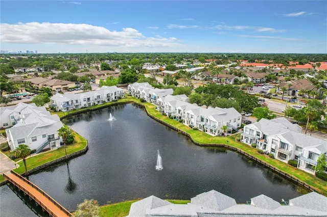 a view of a city from a terrace