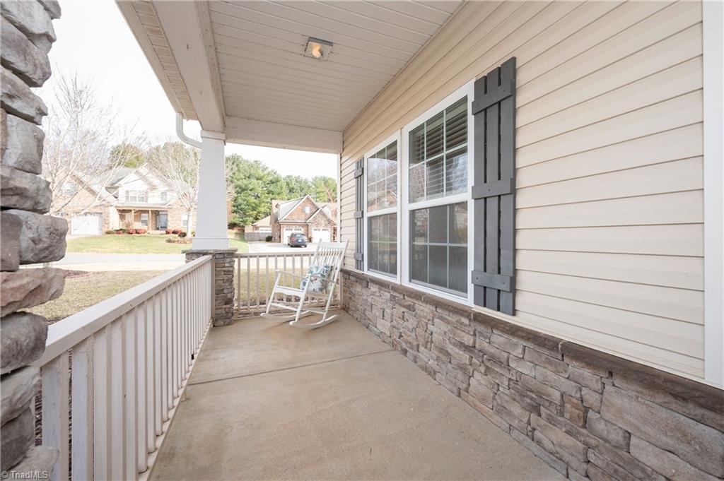 1710 Ridge Bluff Drive Rural Hall, NC 27045 - Photo 3 of 25 front porch
