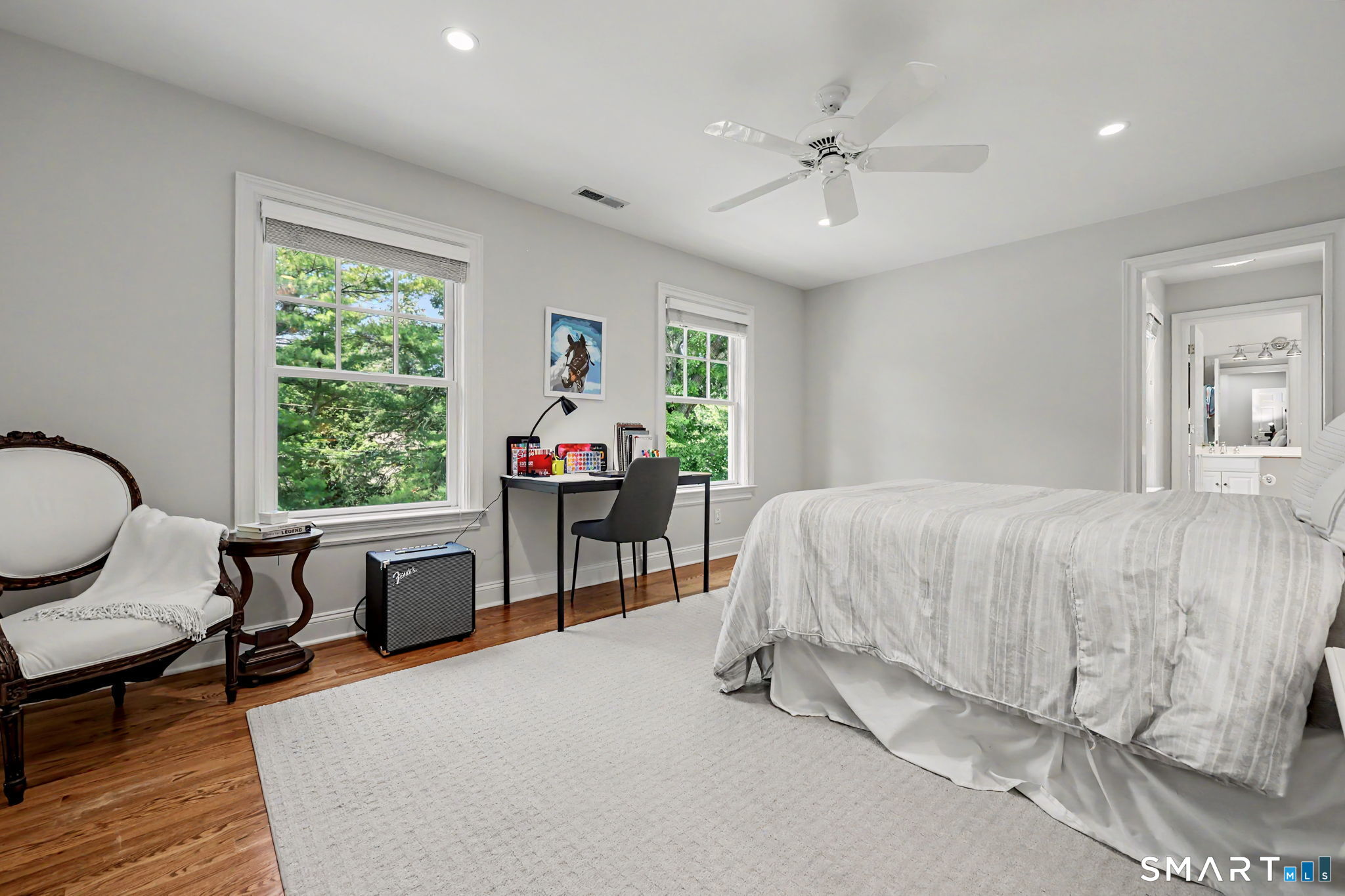58 Fanton Hill Road Weston, CT 06883 - Photo 22 of 38 Bedroom with en suite bathroom