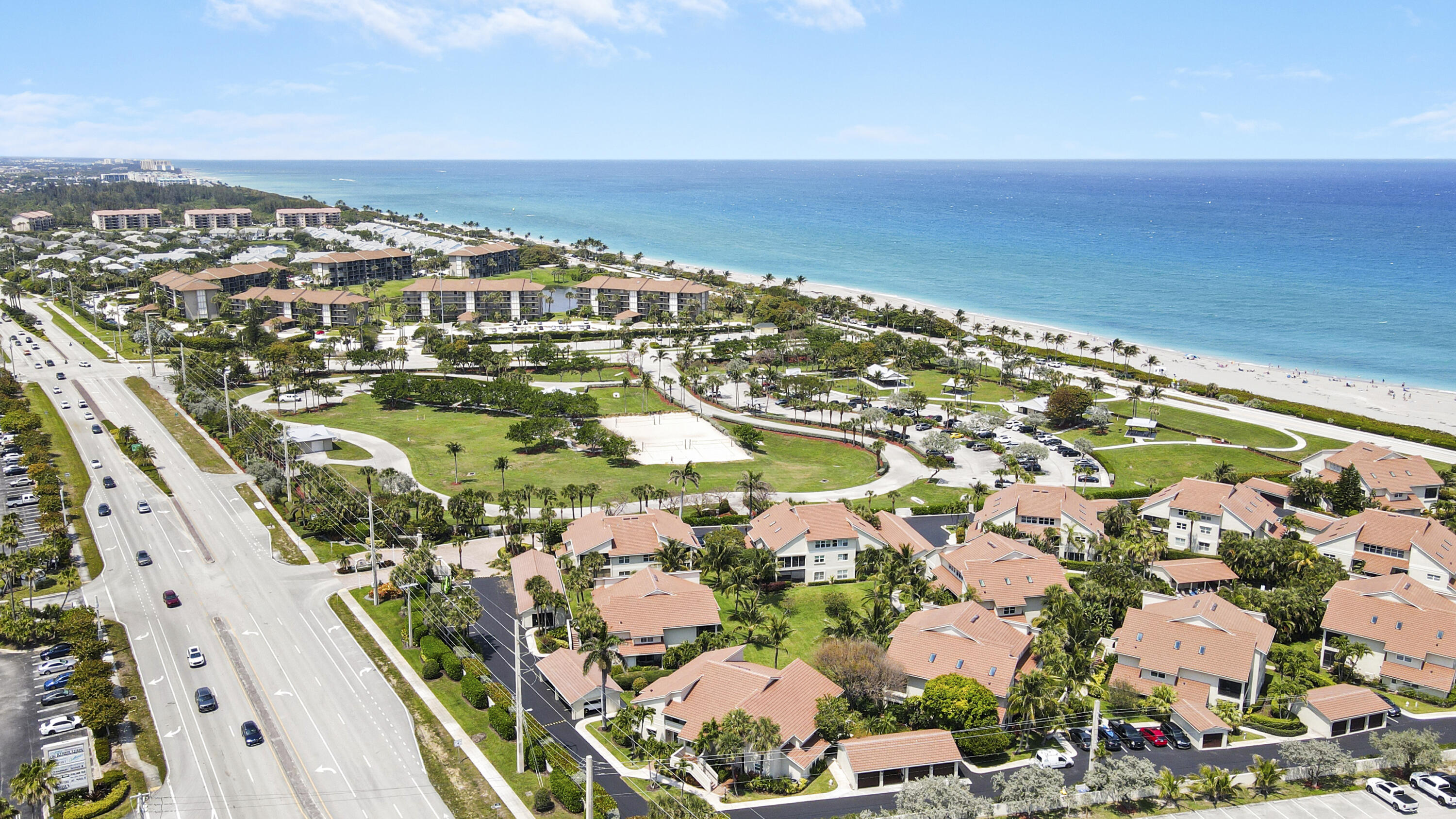 4161 U.S. Highway 1, Unit C2 Jupiter, FL 33477 - Photo 45 of 57 an aerial view of residential houses with outdoor space