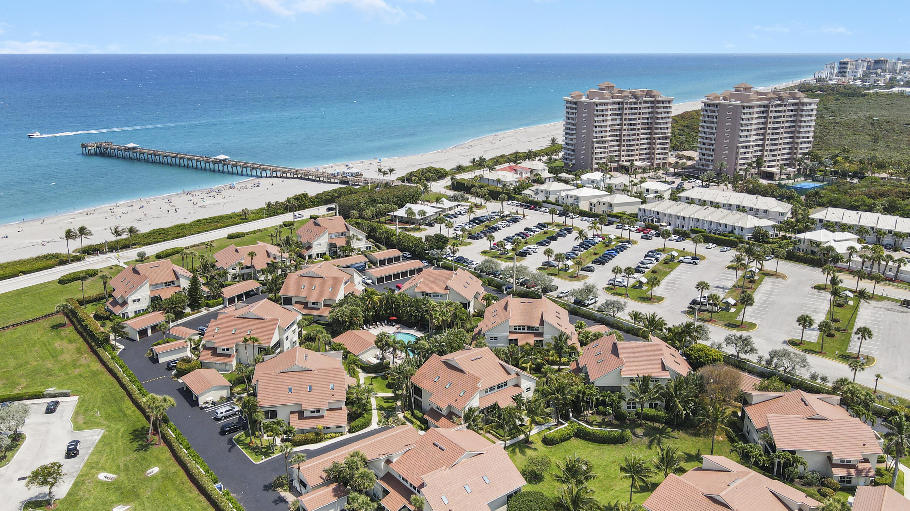 4161 U.S. Highway 1, Unit C2 Jupiter, FL 33477 - Photo 52 of 57 an aerial view of city and ocean
