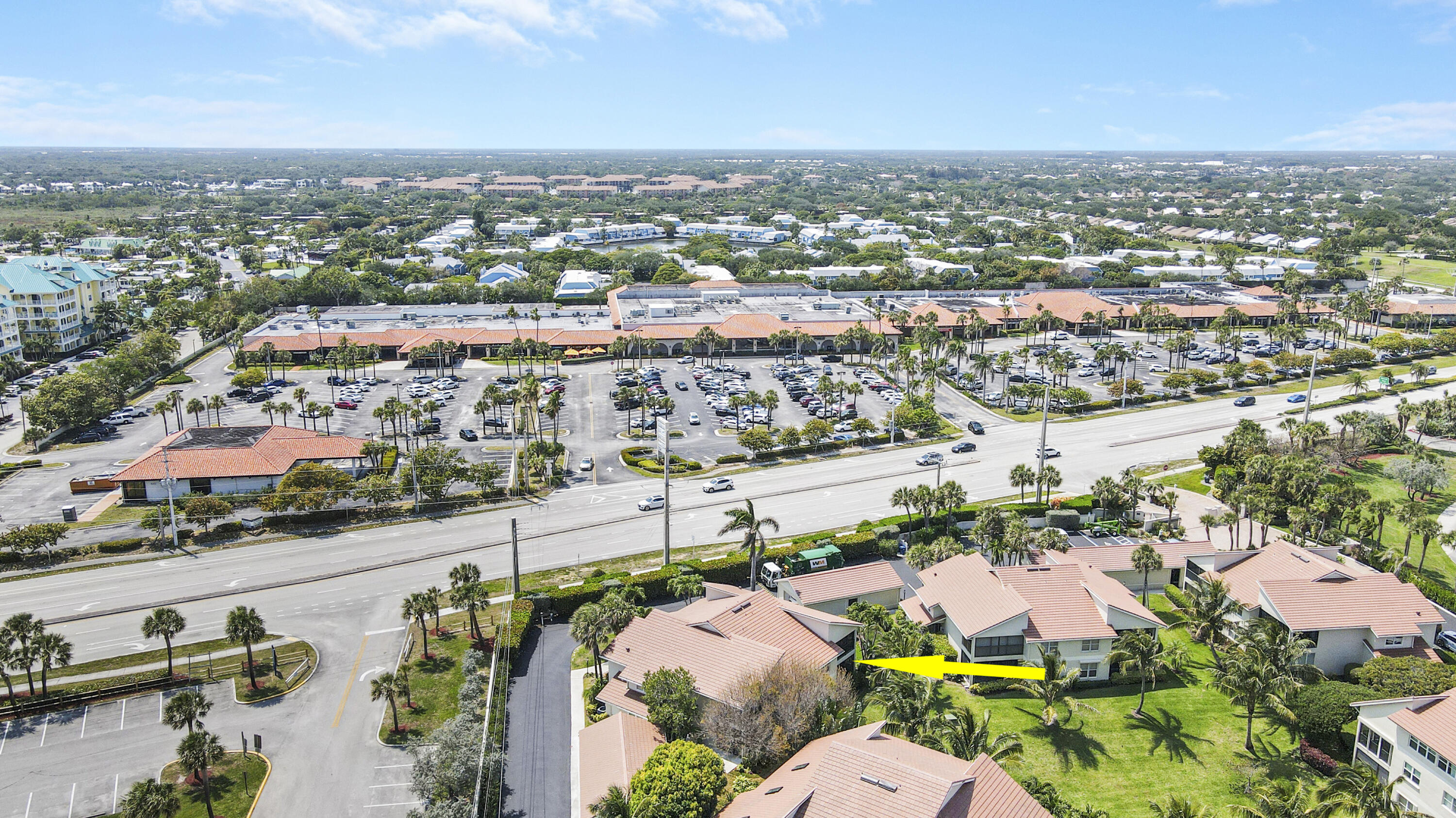 4161 U.S. Highway 1, Unit C2 Jupiter, FL 33477 - Photo 56 of 57 an aerial view of residential houses with outdoor space