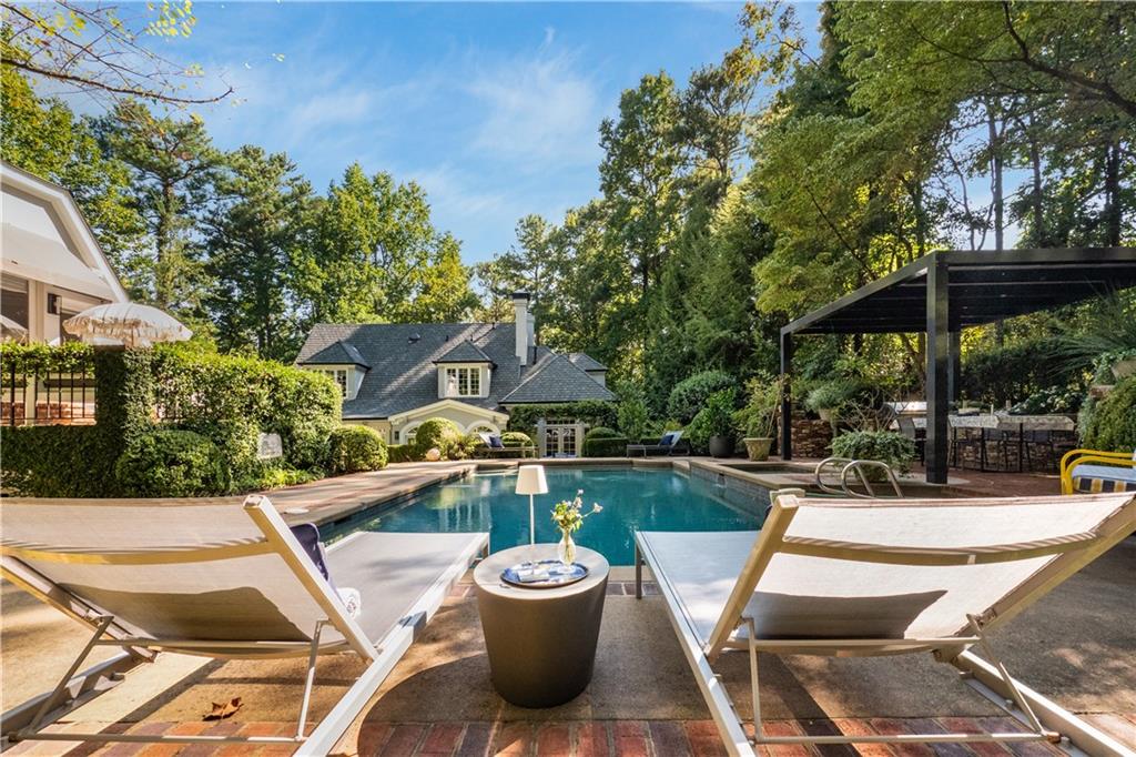 4224 East Conway Drive Northwest Atlanta, GA 30327 - Photo 11 of 72 a view of a patio with swimming pool
