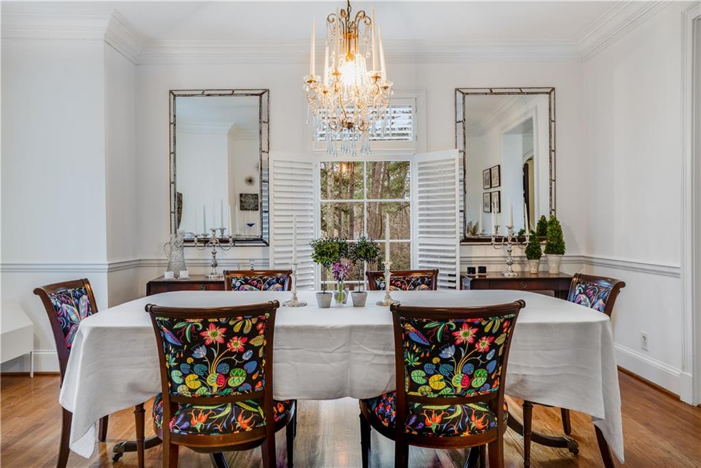 4224 East Conway Drive Northwest Atlanta, GA 30327 - Photo 40 of 72 a view of a dining room with furniture and window