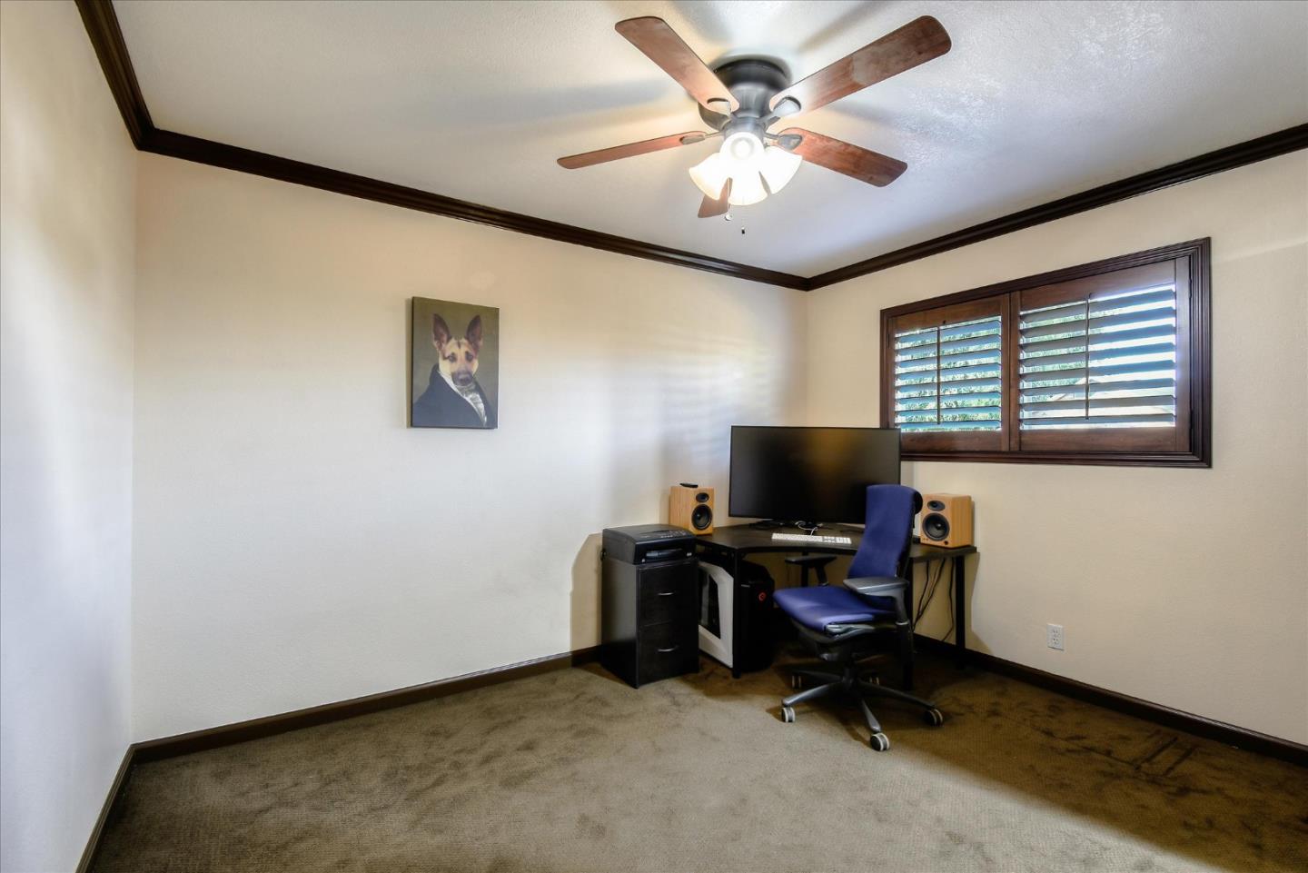 2055 Hogan Drive Santa Clara, CA 95054 - Photo 18 of 37 a view of a workspace with furniture and a window